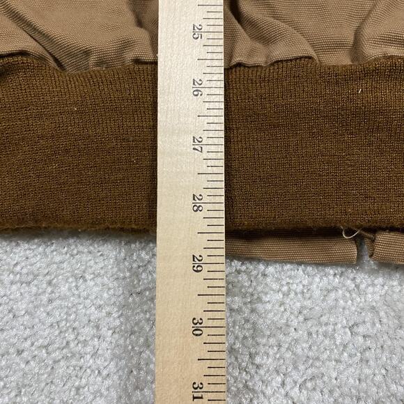 Carhartt FR Canvas Jacket Mens XL Brown Flame Resistant Work Bomber Grunge - Picture 8 of 8